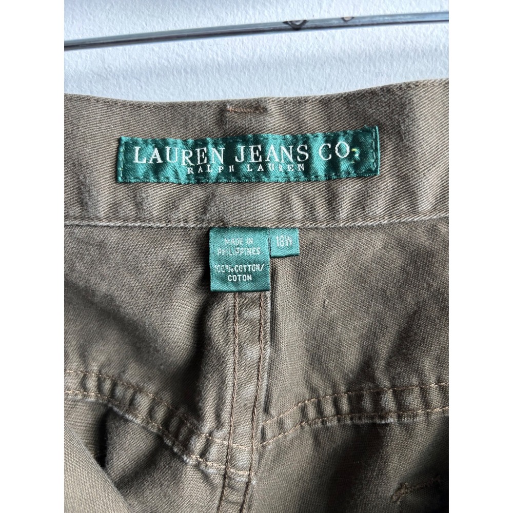 Lauren Ralph Lauren Brown Pants Women 18W - Picture 7 of 8